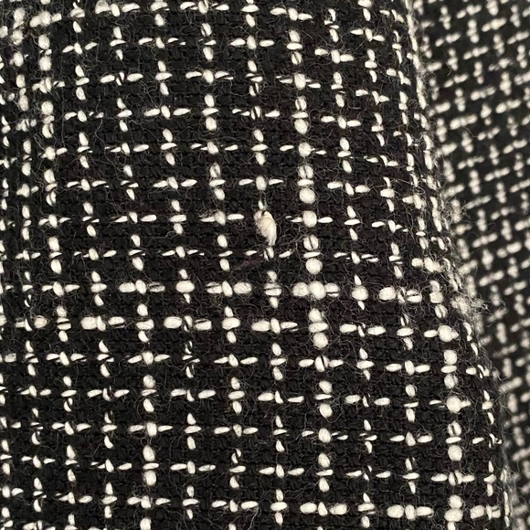 Vintage Flared Black-and-White Skirt - Picture 4 of 6